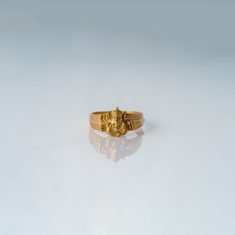 ganesh gold ring with lord ganesha 3D model 3D printable | CGTrader