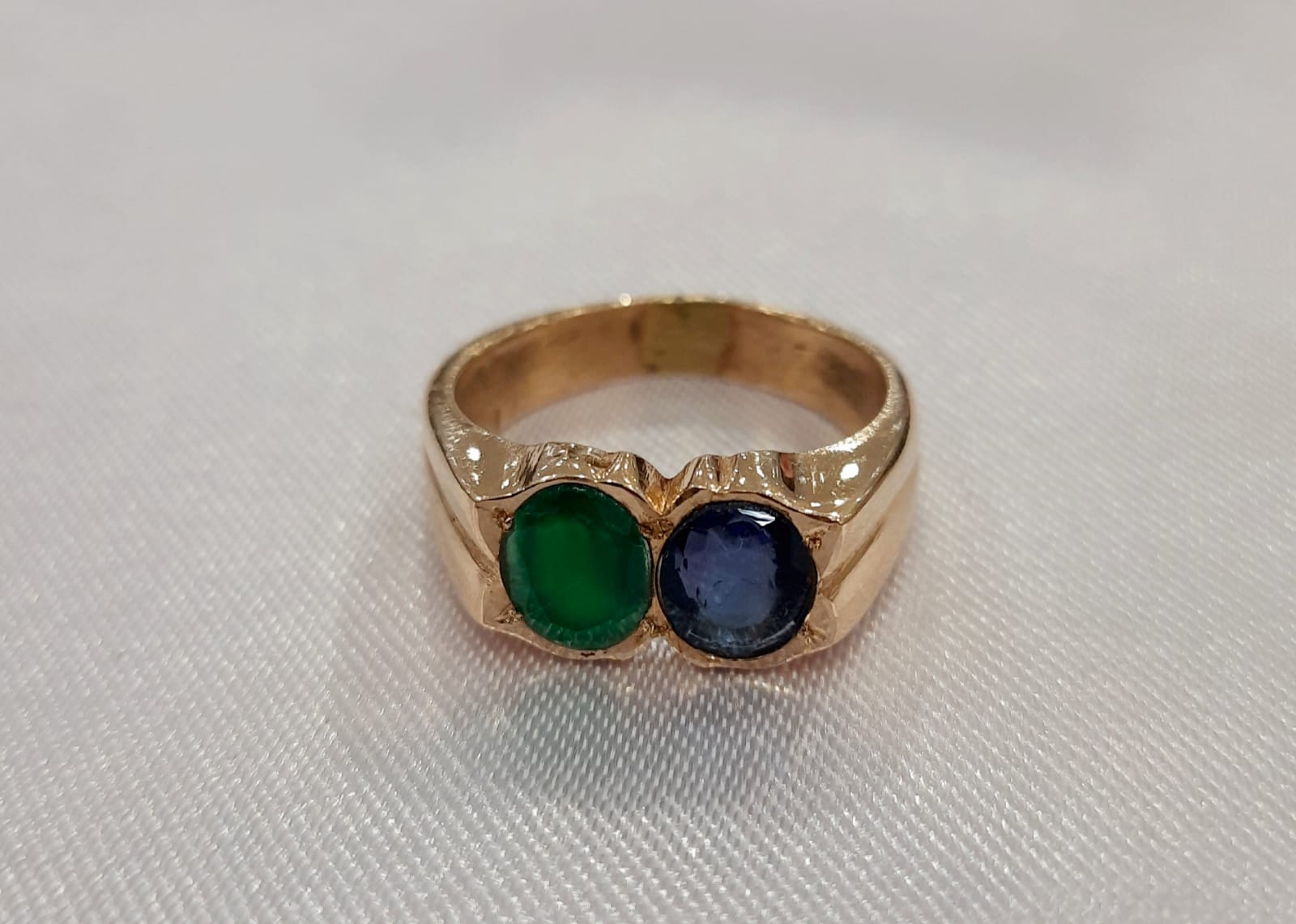 Emerald and Diamond 3-Stone Ring - Turgeon Raine